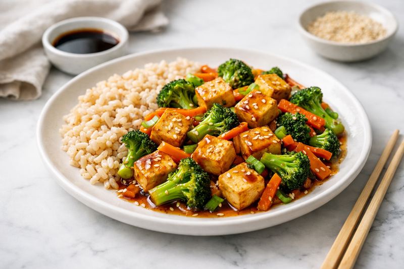 Vegan Tofu Stir-Fry