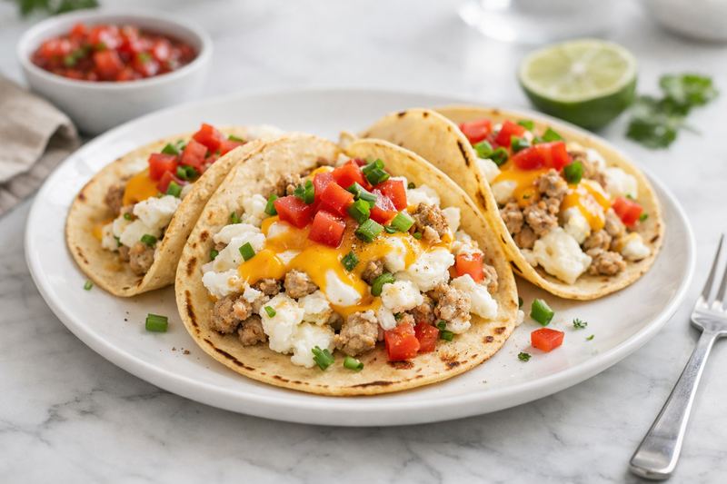 High-Protein Breakfast Tacos