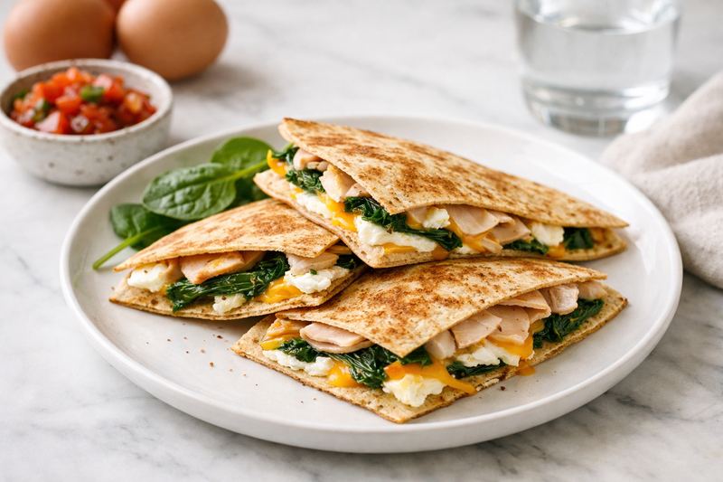 Turkey Breakfast Quesadilla