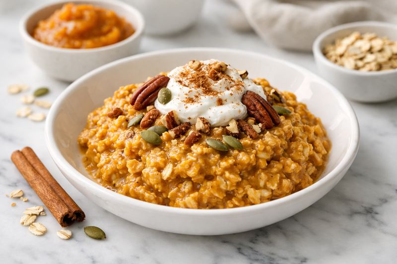 Pumpkin Pie Overnight Oats