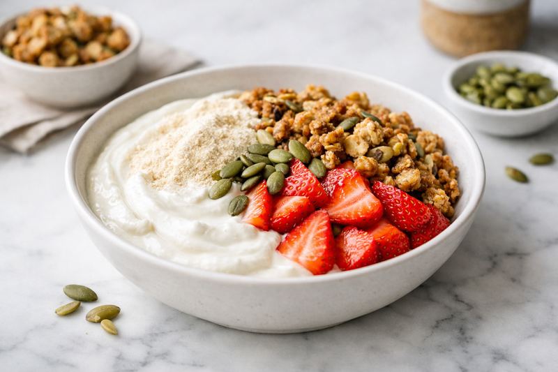 Protein Granola Yogurt Bowl