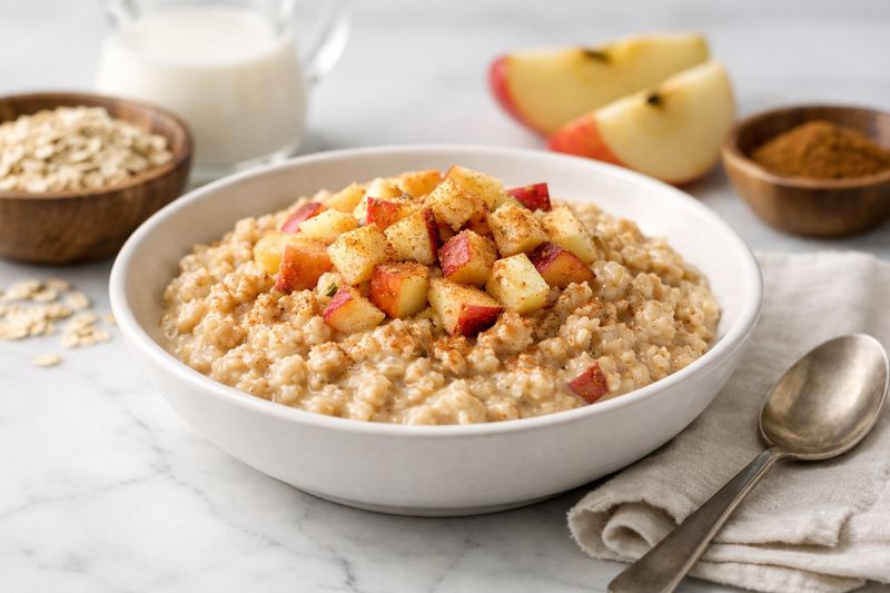 Apple Cinnamon Protein Oatmeal