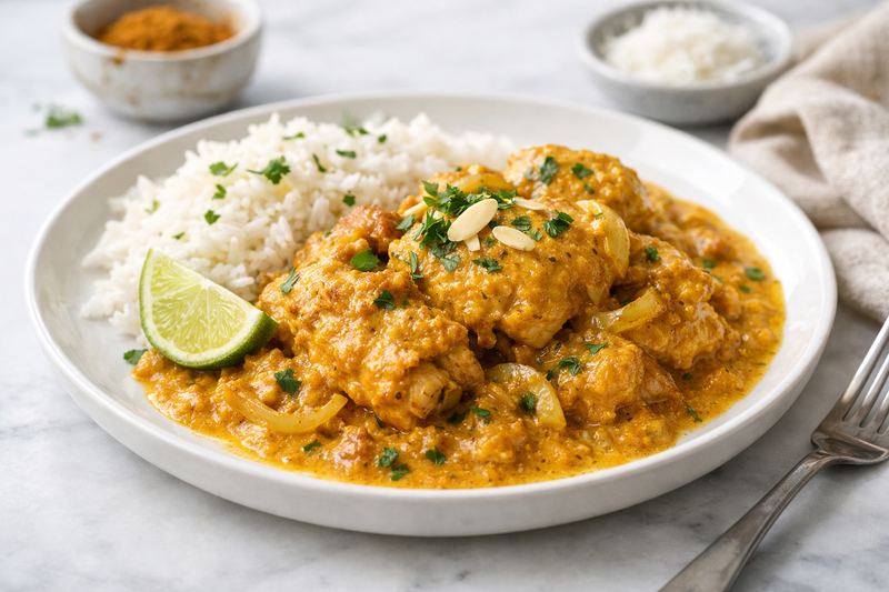 Slow Cooker Chicken Korma