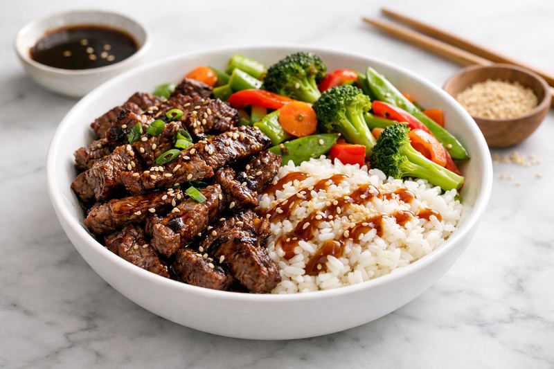 Teriyaki Beef & Vegetable Bowl