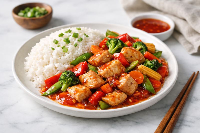 Sweet Chili Chicken Stir Fry