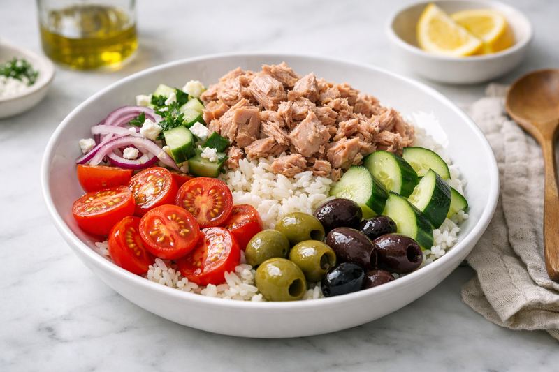 Mediterranean Tuna Bowl