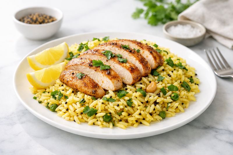 Lemon Rice with Chicken