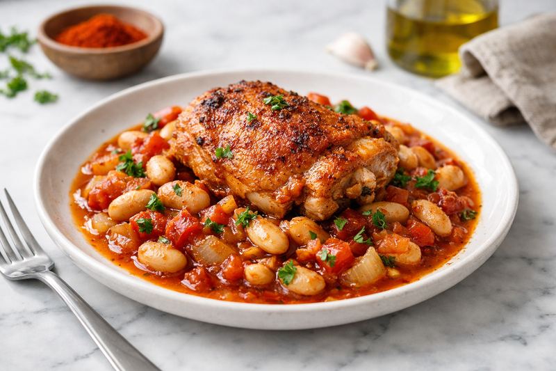 Smoky Chicken & Bean Cassoulet