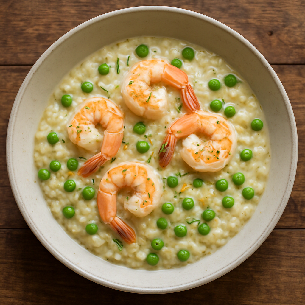 High-Protein Shrimp Risotto