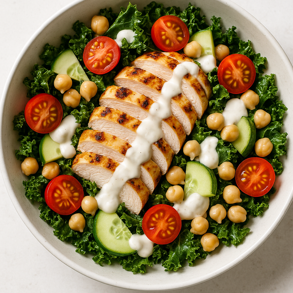 High-Protein Chicken Caesar Salad