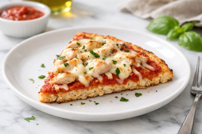 High-Protein Chicken Crust Pizza