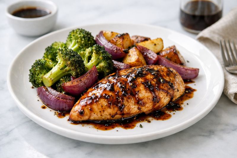 Sheet-Pan Balsamic Chicken & Vegetables